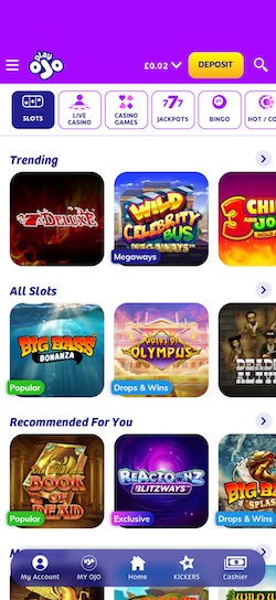 OJO Slot Games