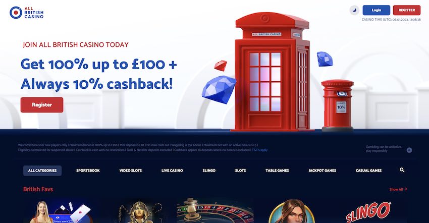 All British Casino Home Page
