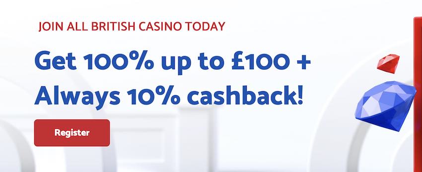 All British Casino Sign Up Offer