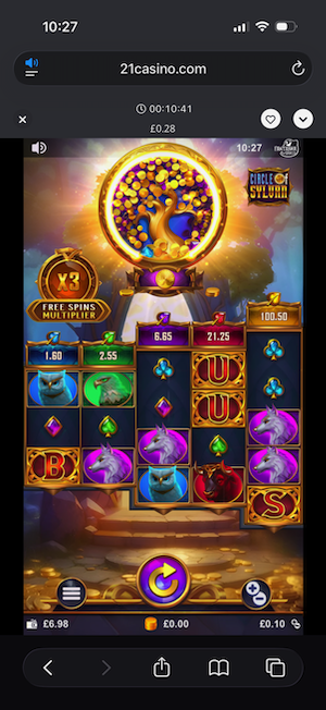 Circle of Sylvan at 21 Casino
