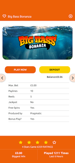 Game Cards at BacanaPlay