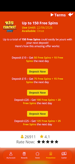 BacanaPlay Free Spins Offer