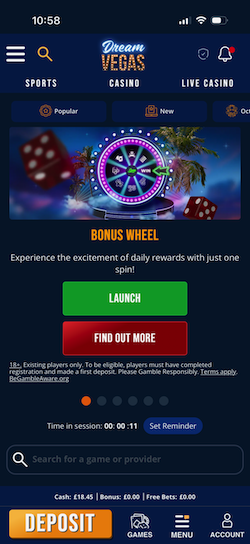 Dream Vegas App