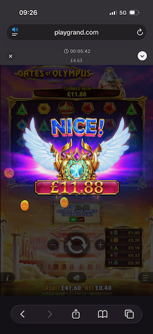 Gates of Olympus at PlayGrand