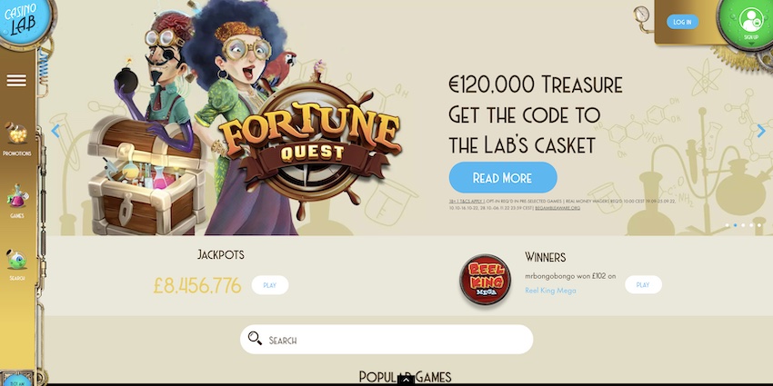 Casino Lab Home Page