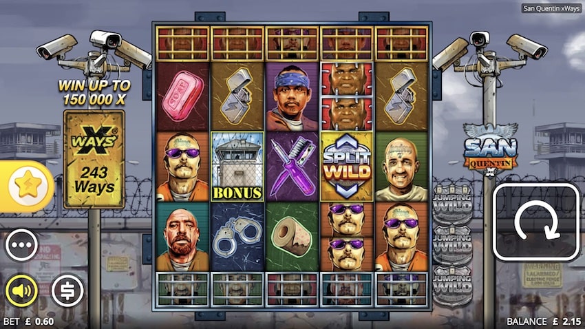 San Quentin xWays Slot by Nolimit City