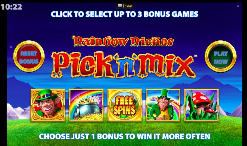 Rainbow Riches Pick n Mix Slot