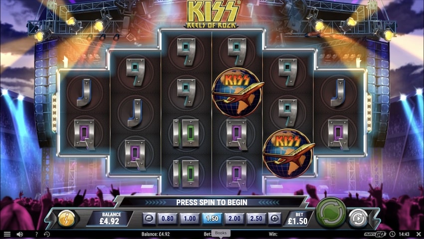 Kiss Reels of Rock Slot by Play n Go