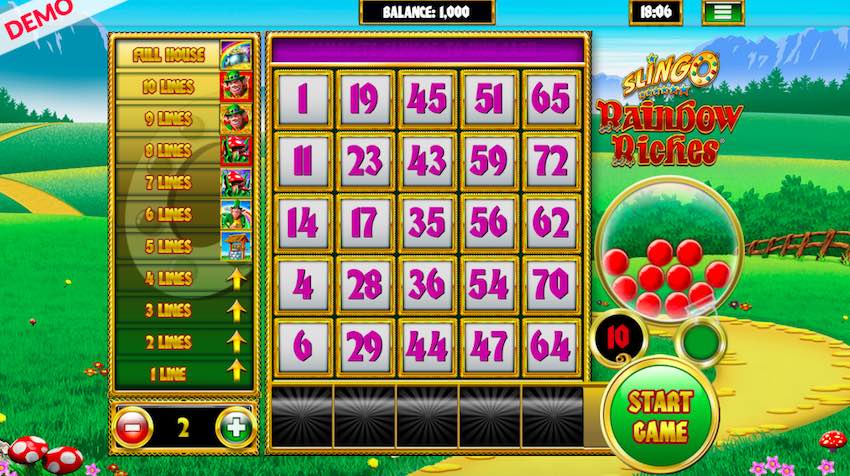 Slingo Rainbow Riches Slot