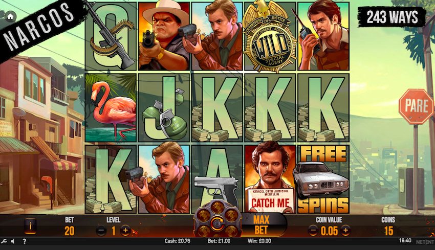 Narcos Slot by NetEnt