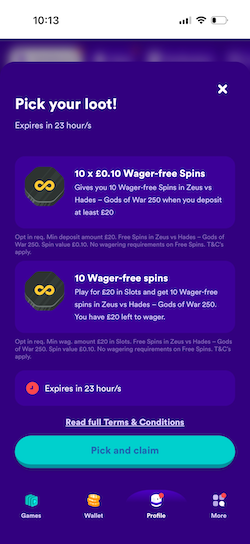 Casumo Free Spins Promo