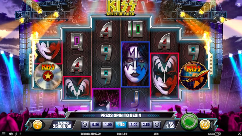 Kiss Reels of Rock Slot Game