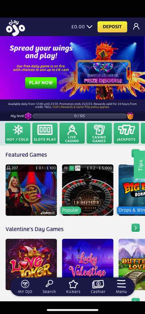 OJO Casino App