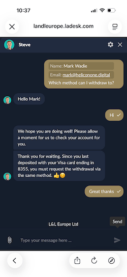 Pub Casino Live Chat