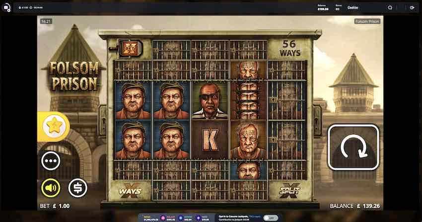 Folsom Prison Slot by Nolimit City