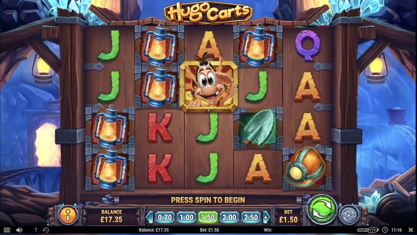 Hugo Carts Slot by Play n Go