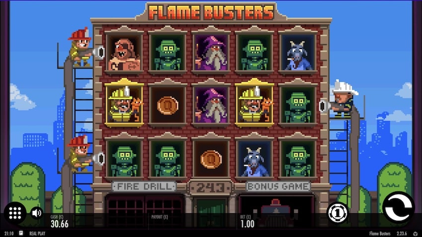 Flame Busters Slot by Thunderkick