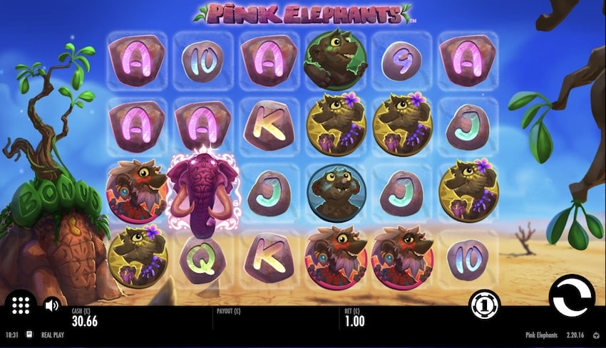 Pink Elephants Slot by Thunderkick
