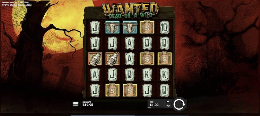 Wanted Dead or a Wild Slot by Hacksaw Gaming