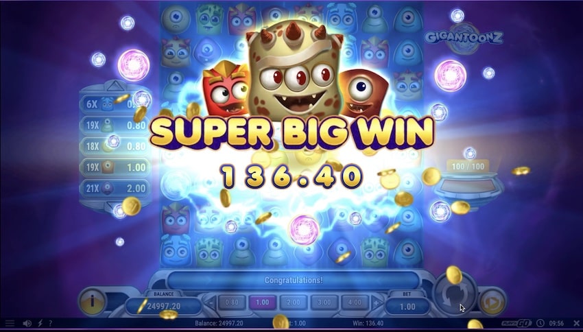 Gigantoonz Slot Big Win