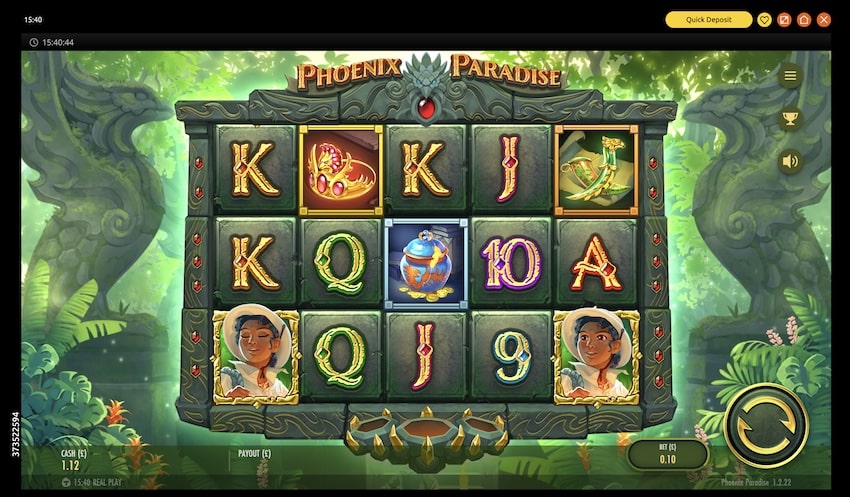 Phoenix Paradise Slot by Thunderkick