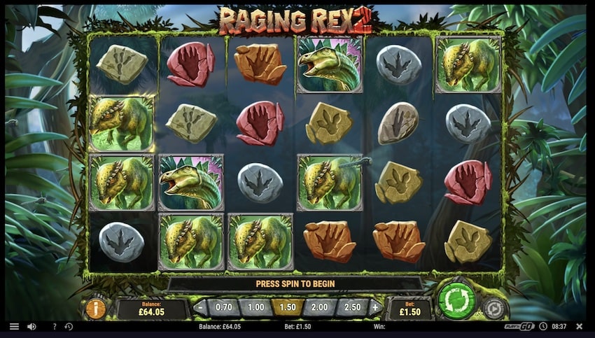 Raging Rex 2 by Play n Go