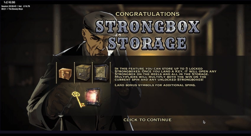 Unlocking Strongbox Storage in The Bowery Boys