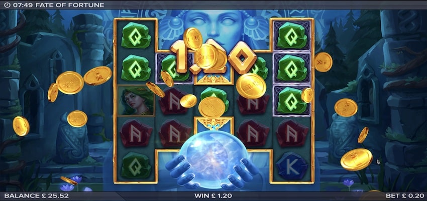 A 6x win on Fate of Fortune