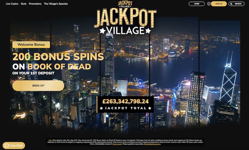 Jackpot Village Home Page