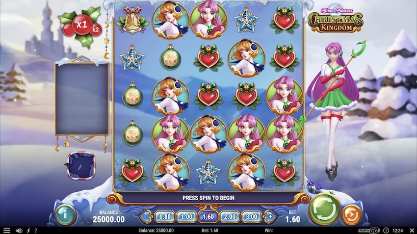 Moon Princess Chrismas Kingdom by Play n Go