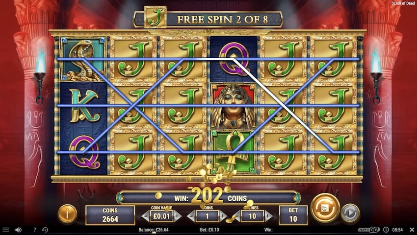 Expanding Symbols in free spins round