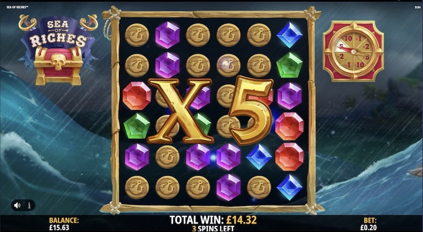 Sea of Riches Free Spins Round
