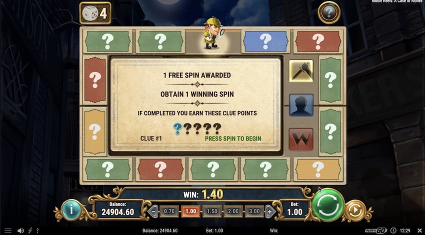 Riddle Riches Bonus Round