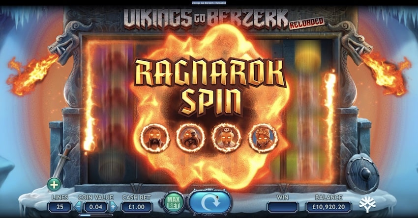 Ragnarok Spin in Reloaded