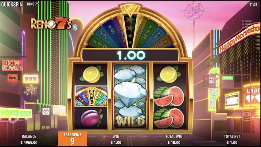 Stacked Wild in Reno 7s Free Spins
