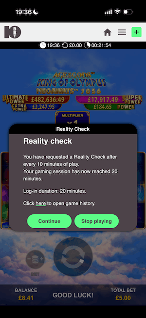 A reality check at 10bet