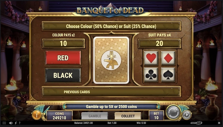 Banquet of Dead Gamble Feature