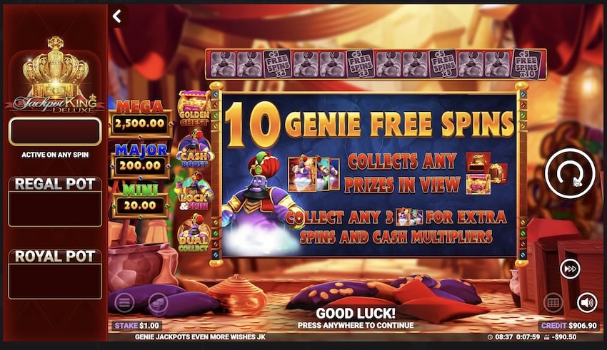 Even More Wins Free Spins Feature