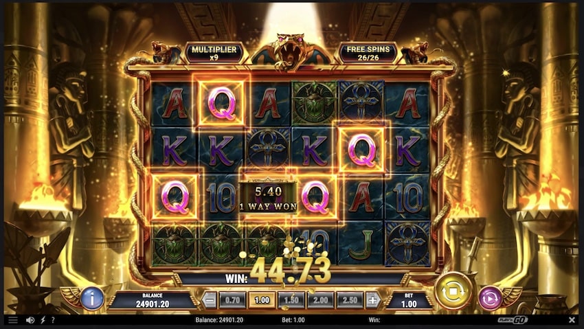 Tomb of Gold Free Spins