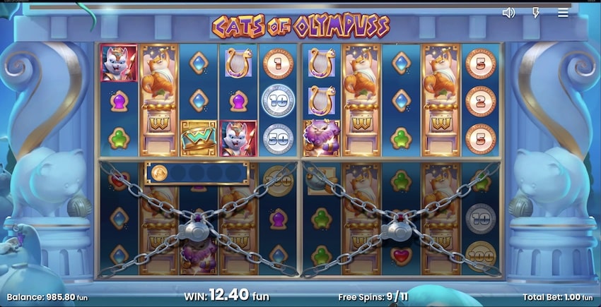 2 reel sets in play in free spins