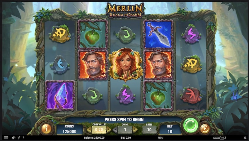 Merlin Realm of Charm by Play n Go