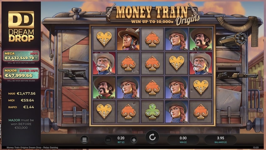 Money Train Origins Dream Drop by Relax Gaming