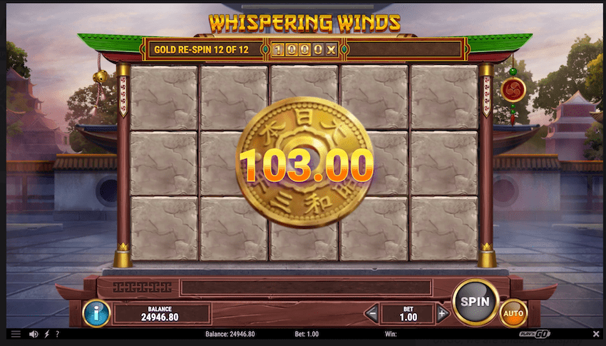 Whispering Winds - a 103x Win