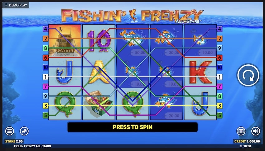 Fishin' Frenzy All Stars by Blueprint Gaming