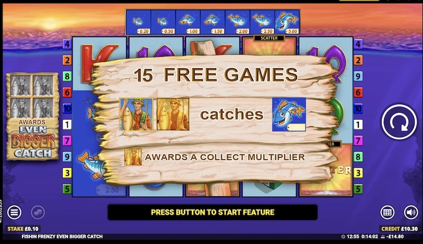 Free Spins in Even Bigger Catch