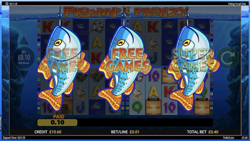 Pick Me Game In Fishin Frenzy Power 4 Slots