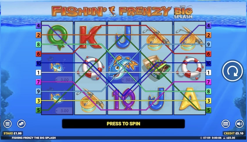 Fishin Frenzy The Big Splash by Blueprint Gaming