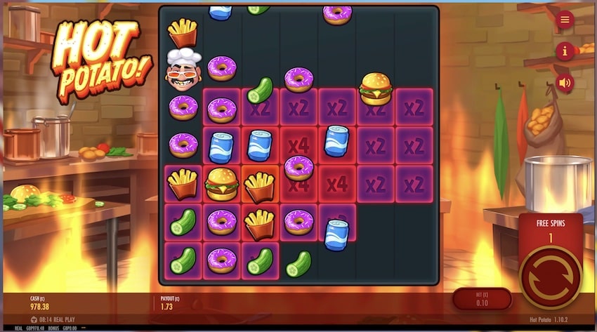 Hot Potato Free Spins Round