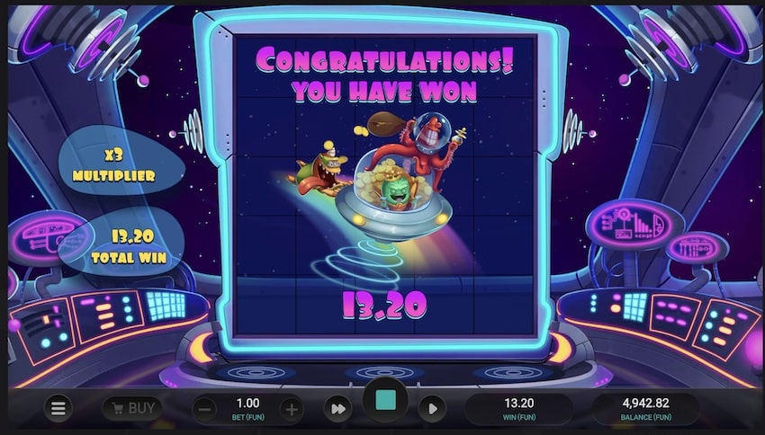 Space Attacks Dream Drop Free Spins Win