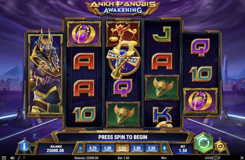 Ankh of Anubis Awakening by Play n Go 